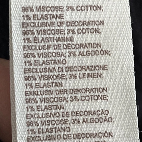 Free People Black Ruffled Embellished Long Sleeve Blouse - Picture 4 of 15